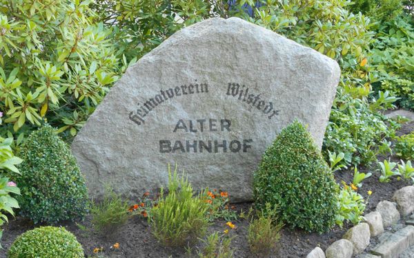 Der Hinweisstein des Heimatvereins Wilstedt