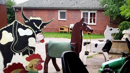 Fuhrpark für Kinder auf dem Mühlenhof in Vorwerk