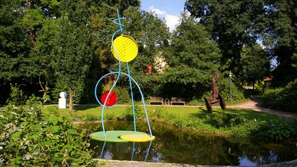 Bewegliches Objekt im Skulpturen Garten