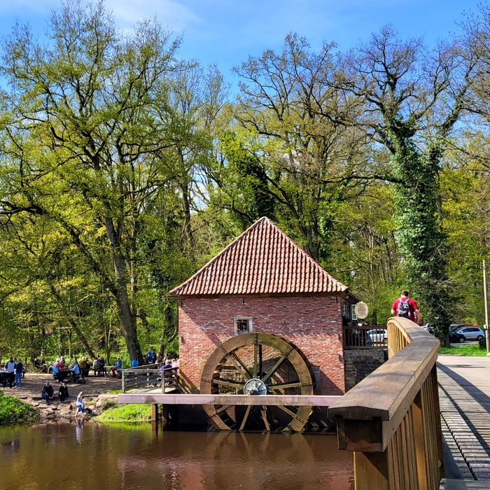 Wassermühle Eitzmühlen mit Oste-Café direkt an der Oste