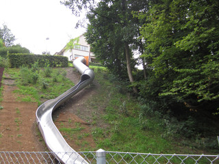Rutschbahn auf dem Spielplatz Rotsee, Luzern