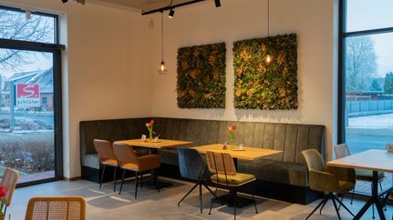 Modernes Wohlfühlambiente im Café Wilma im Modehaus Schlüter