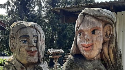 Kunstwerk "Die Liebenden" von Kuhmühlen