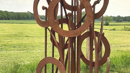 Kunstwerk "von der Sonne geküsst"