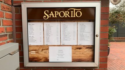 Speisekarte vom Restaurant Saporito