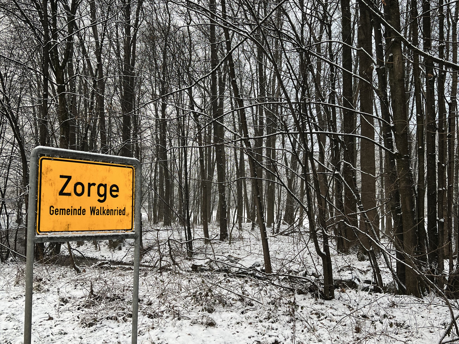 Ortseingangsschild