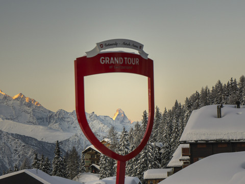 Grand Tour of Switzerland auf der Bettmeralp im Winter in der Aletsch Arena