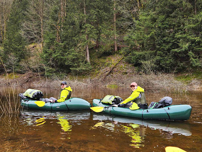 rafts on trails - Packrafting pur Touren