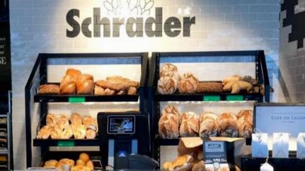Der Verkaufsraum der Bäcker Schrader in Scheeßel