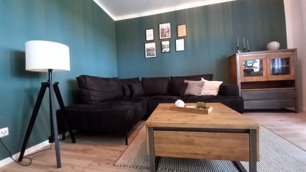 Gemütlicher Wohnbereich in Kück's Fewo im Moor in Klenkendorf