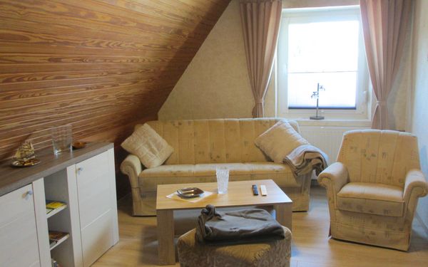 Wohnzimmer der Ferienwohnung Anne