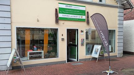 Büro der Tourist-Info in Zeven