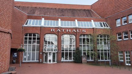 Haupteingang des Rathaus Zeven
