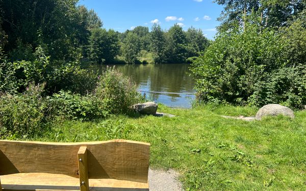 Wassertreten im Bürgerpark Visselseen