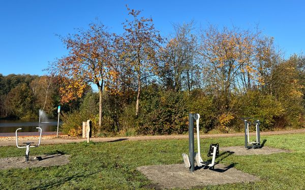 Das Outdoor-Gym mit Visselseeblick