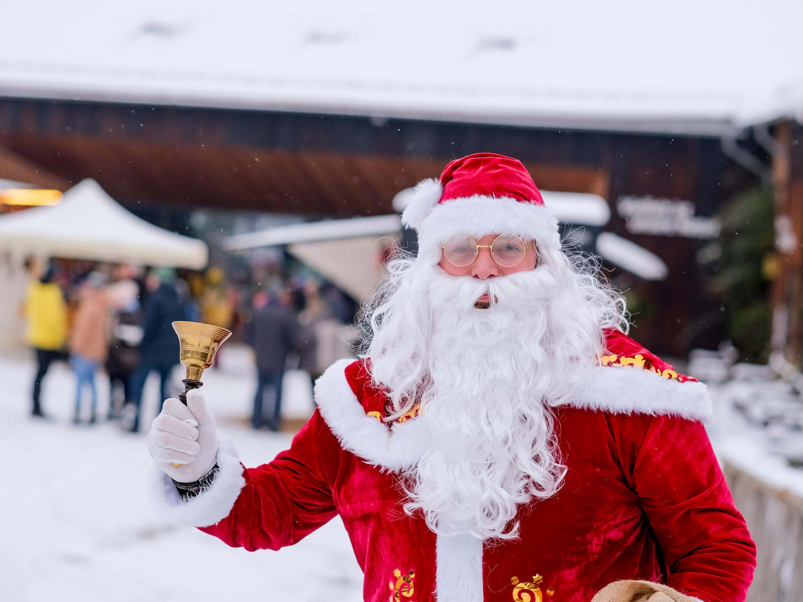 Nikolaus auf dem Gut Herbigshagener Weihnachtsmarkt