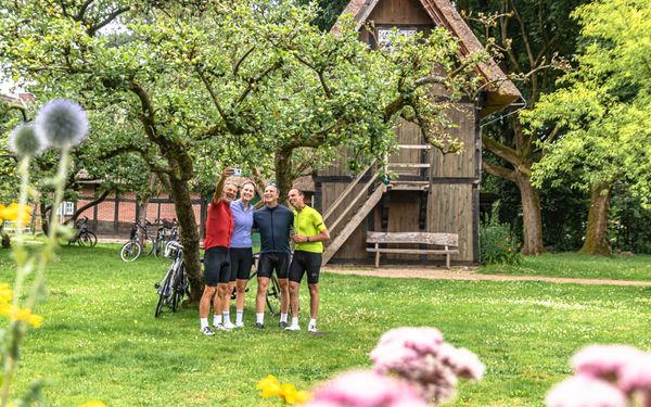 Selfie-Stopp am Heimathaus Rotenburg