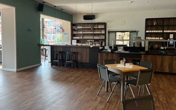 Innenbereich zum Essen im Hof Sonnentau