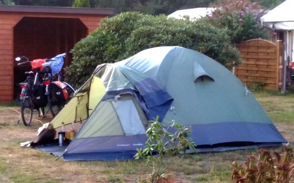 Zelten auf dem Campingplatz Gnarrenburg