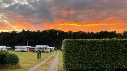 Abenddämmerung Campingplatz Gnarrenburg