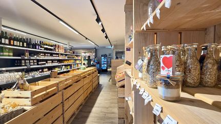 Blick in Heiners Laden in Jeddingen