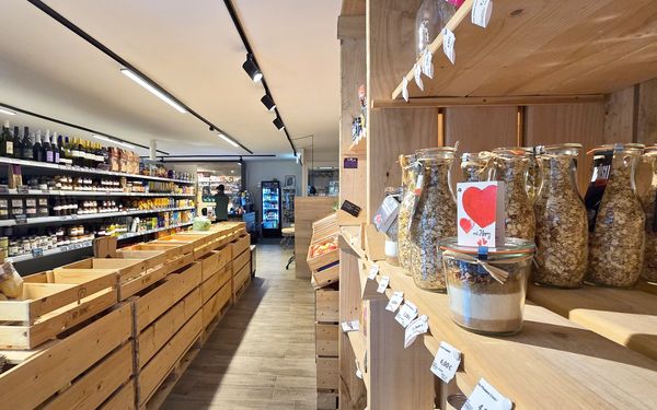 Blick in Heiners Laden in Jeddingen
