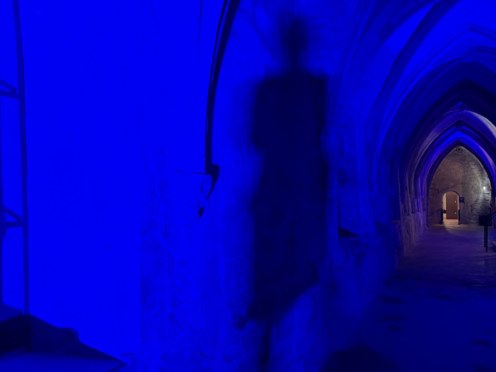 Kreuzgang im Dunkeln - Kloster Michaelstein