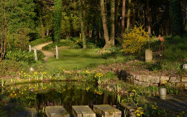 Teichidylle im Landschaftsgarten