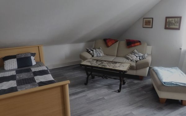 Einblick ins Dreibettzimmer