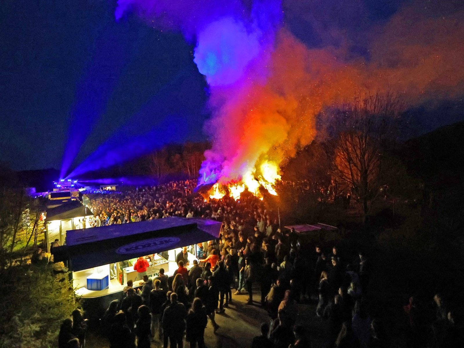 Osterfeuer in Goslar