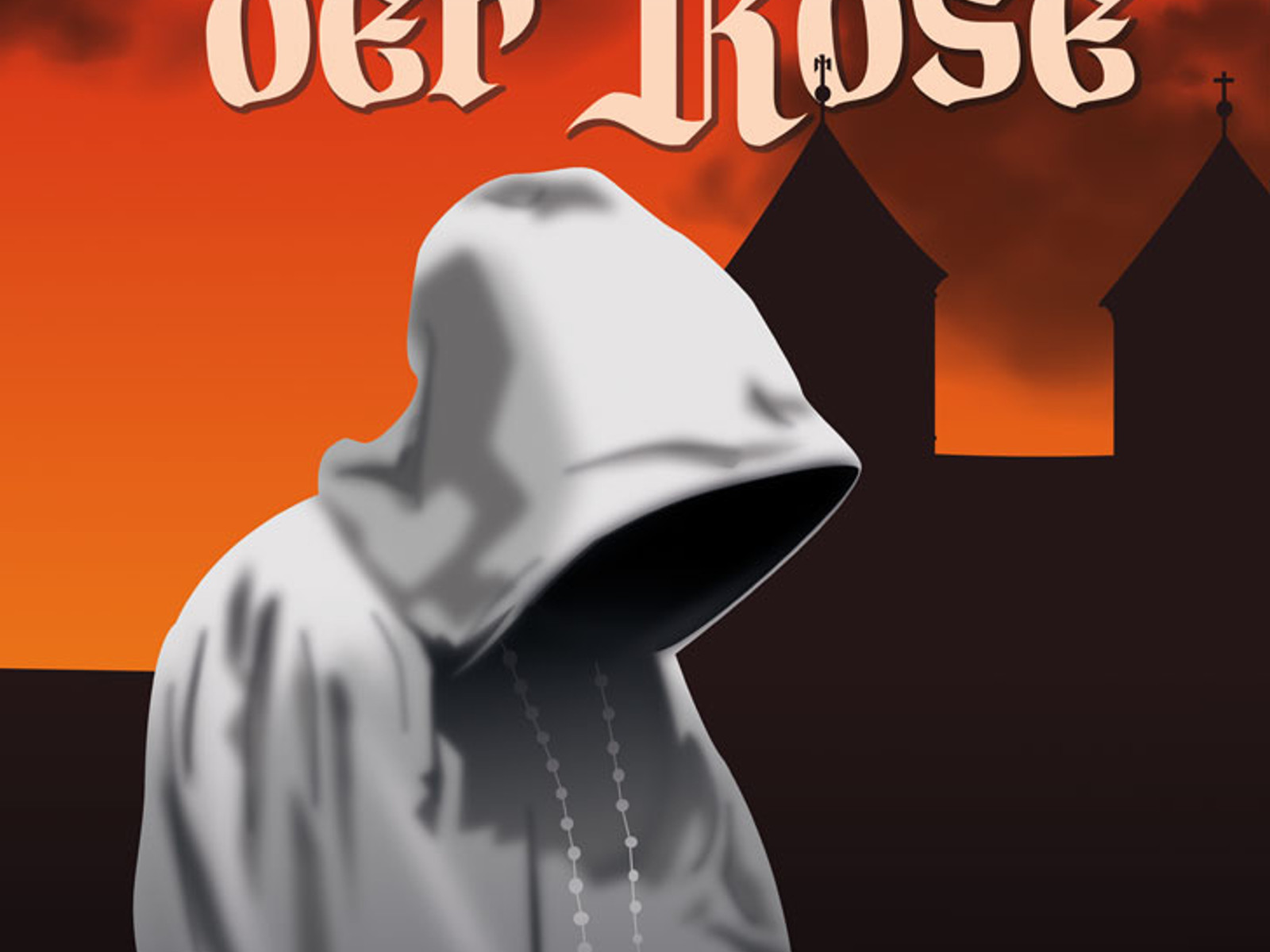 Der Name der Rose - Plakatillustration
