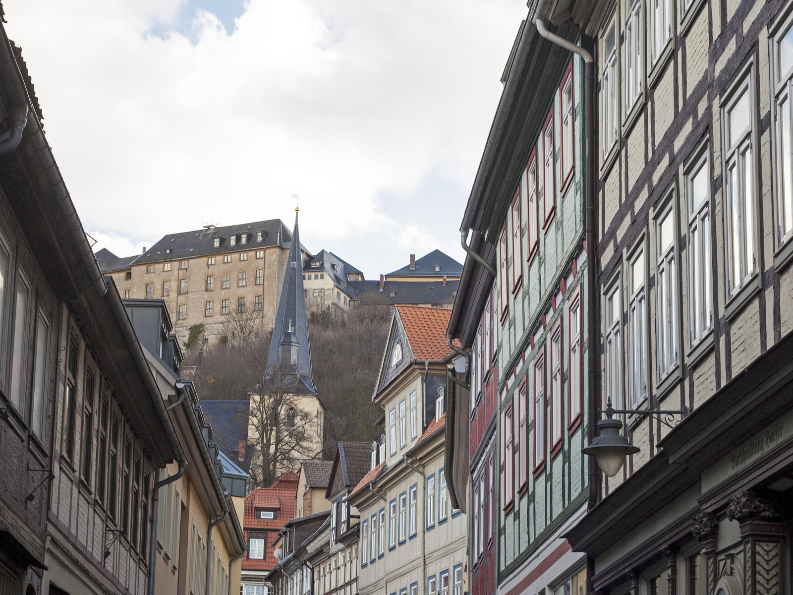 Tränkestraße mit Schlossblick