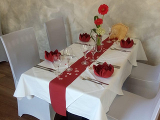 Tisch im Restaurant & Café Am Steinbruch in Hilter