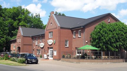 Aussenansicht vom Kräuterhotel Heidejäger in Mulmshorn