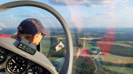 Blick aus dem Cockpit