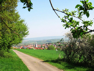Aussicht vom Kapellenberg Nieheim