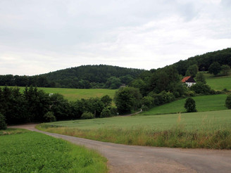 Landschaft bei Heidelbeck