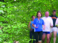 Laufgruppe auf dem Gesundheits- und Fitness-Parcours Bad Driburg