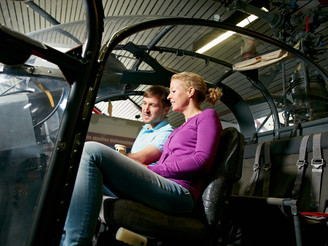 Hubschraubermuseum Bückeburg Pilotenkanzel