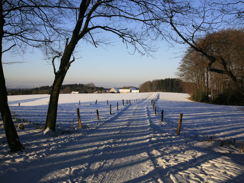 Fernblick Sonnenberg im Winter