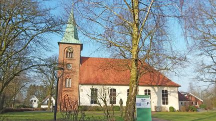Außenansicht der St. Gallus Kirche in Rhade
