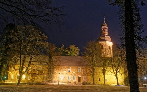 Kloster Zeven im abendlichen Glanz