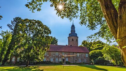 Der Stadtpark mit Museum Kloster Zeven und St.-Viti-Kirche