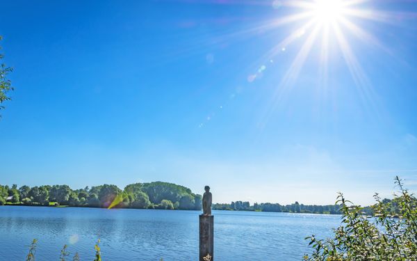 Vörder See mit Seemann