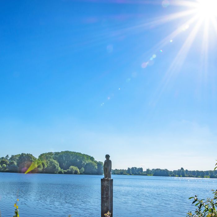 Vörder See mit Seemann