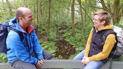 Wanderpause am Oste-Schwinge-Kanal
