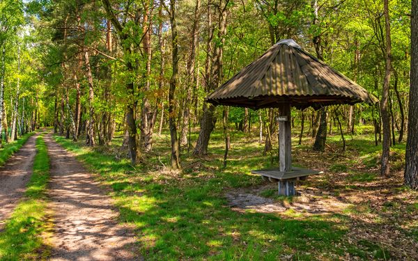 Unterstand bei Federlohmühlen am NORDPFAD