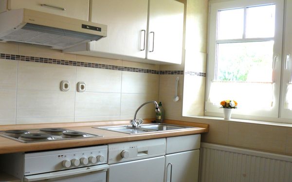 Küche der Ferienwohnung Am Mahlersberg