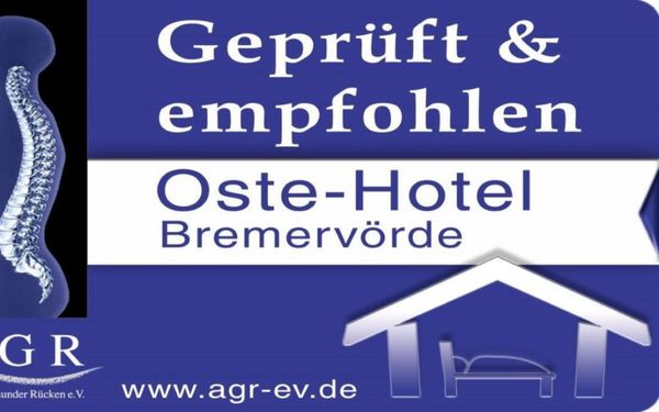 AGR-Gütesiegel des Oste-Hotels Bremervörde