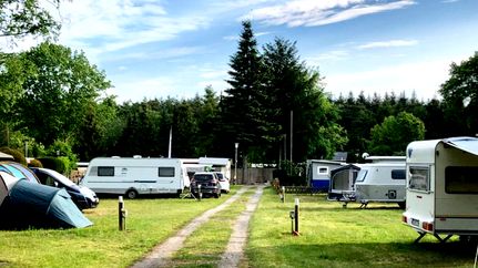 Stellplätze auf dem Campingplatz Hepstedt